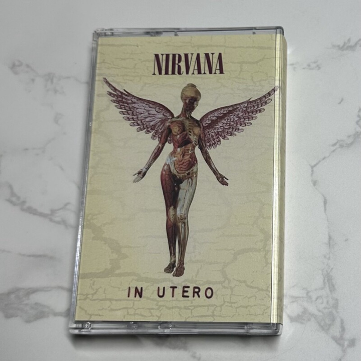 Vintage Collectible & Vintage Dolls - Nirvana in Utero Cassette Tape Grunge
