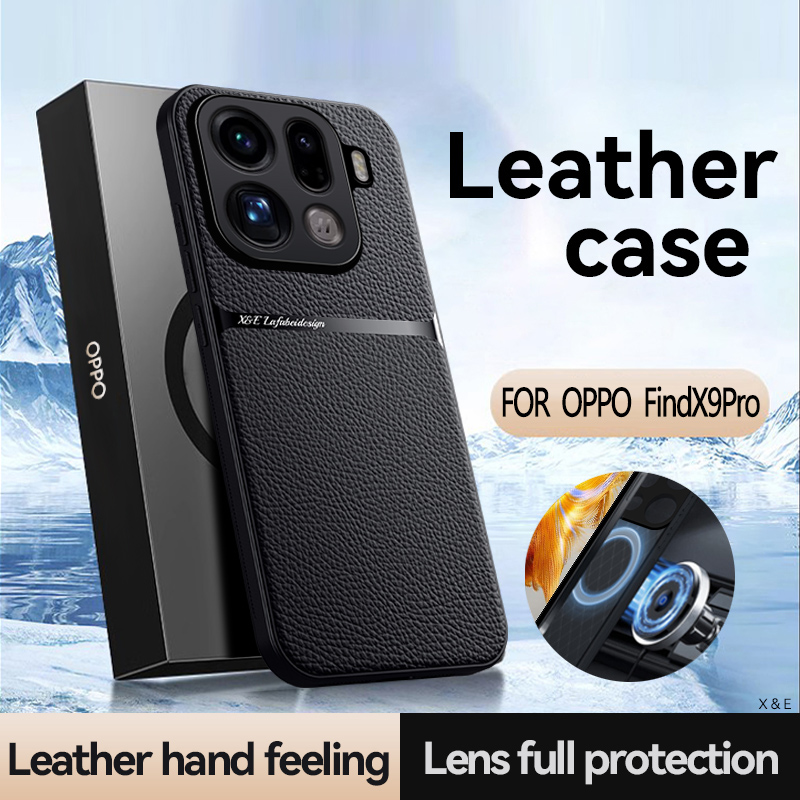Camera Leather Case - For OPPO Find X9 Pro X9