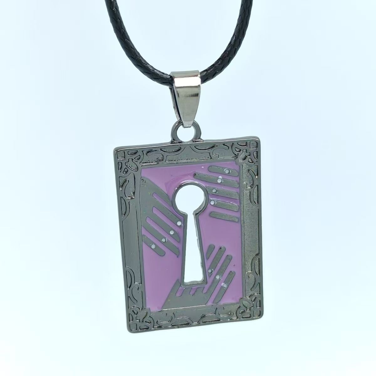 Vintage Cartoon Collectible - The Herta Vintage Necklace Metal Square