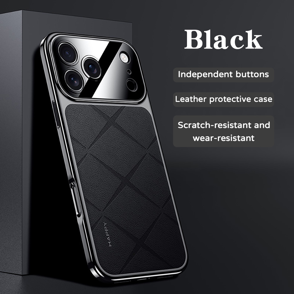 Frame Leather Plating For iPho - đánh giá và giá Camera Leather Case