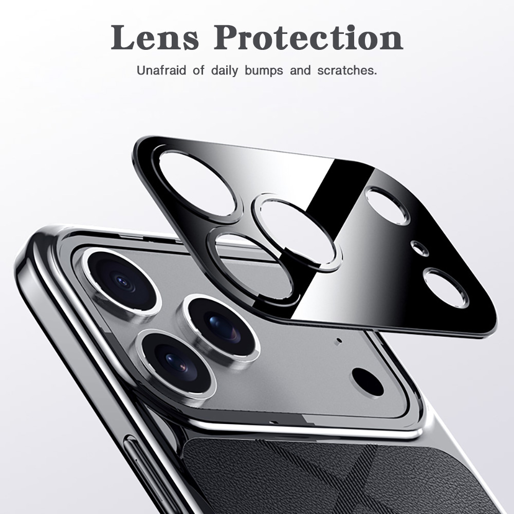 Frame Leather Plating For iPho - đánh giá và giá Camera Leather Case