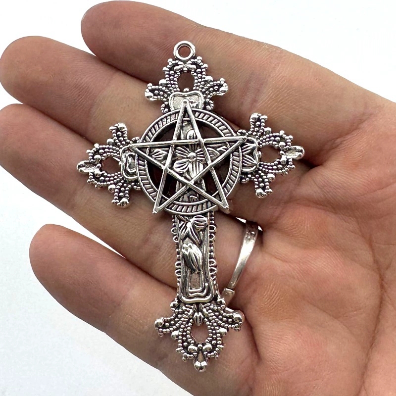2pcs 30x15mm Gothic Big Cross  - đánh giá và giá Vintage Collectibles For Sale