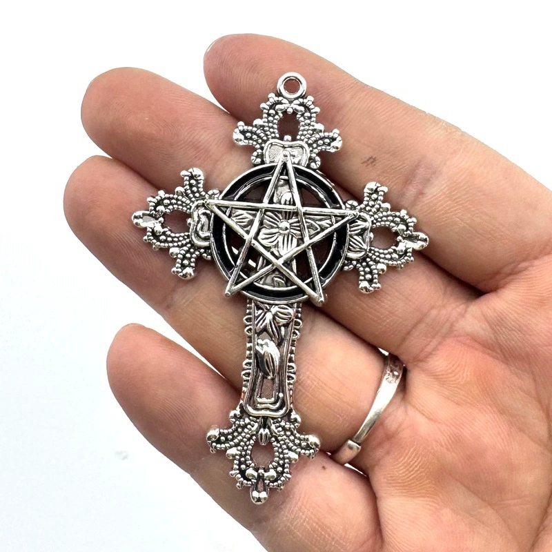 2pcs 30x15mm Gothic Big Cross  - đánh giá và giá Vintage Collectibles For Sale