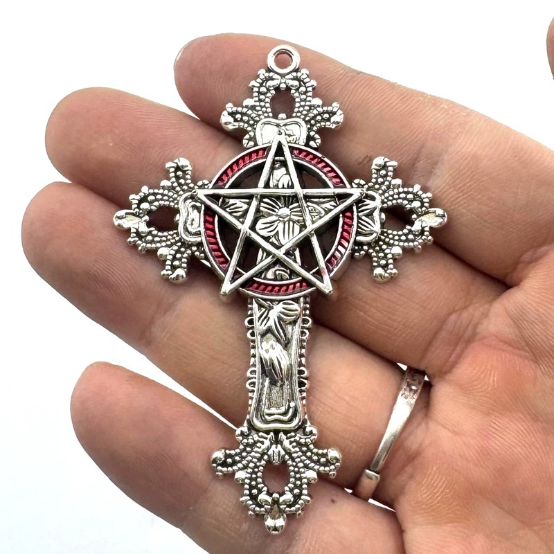 2pcs 30x15mm Gothic Big Cross  - đánh giá và giá Vintage Collectibles For Sale