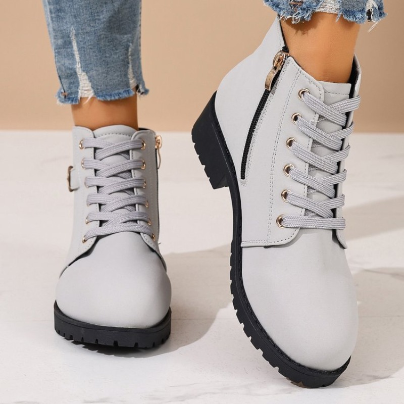 Women Round Toe Lace Up D Meta - đánh giá và giá Vintage Zipper