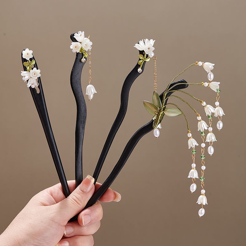 Wooden Flower Hairpin Vintage  - đánh giá và giá Vintage Collectibles For Sale
