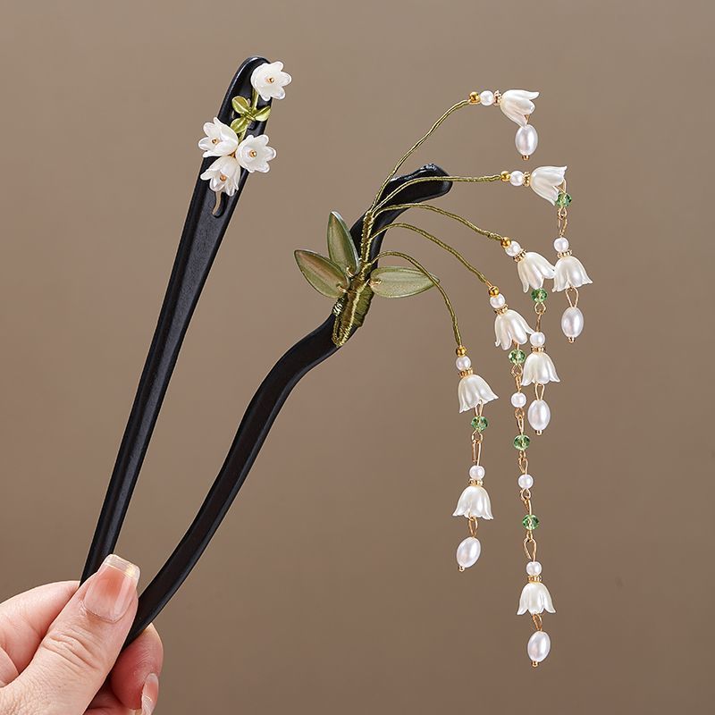 Wooden Flower Hairpin Vintage  - đánh giá và giá Vintage Collectibles For Sale