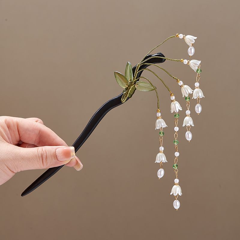 Wooden Flower Hairpin Vintage  - đánh giá và giá Vintage Collectibles For Sale