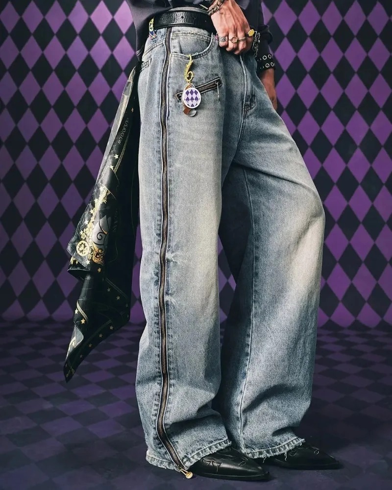 Y2K Streetwear Men Hip Hop Har - đánh giá và giá Vintage Zipper