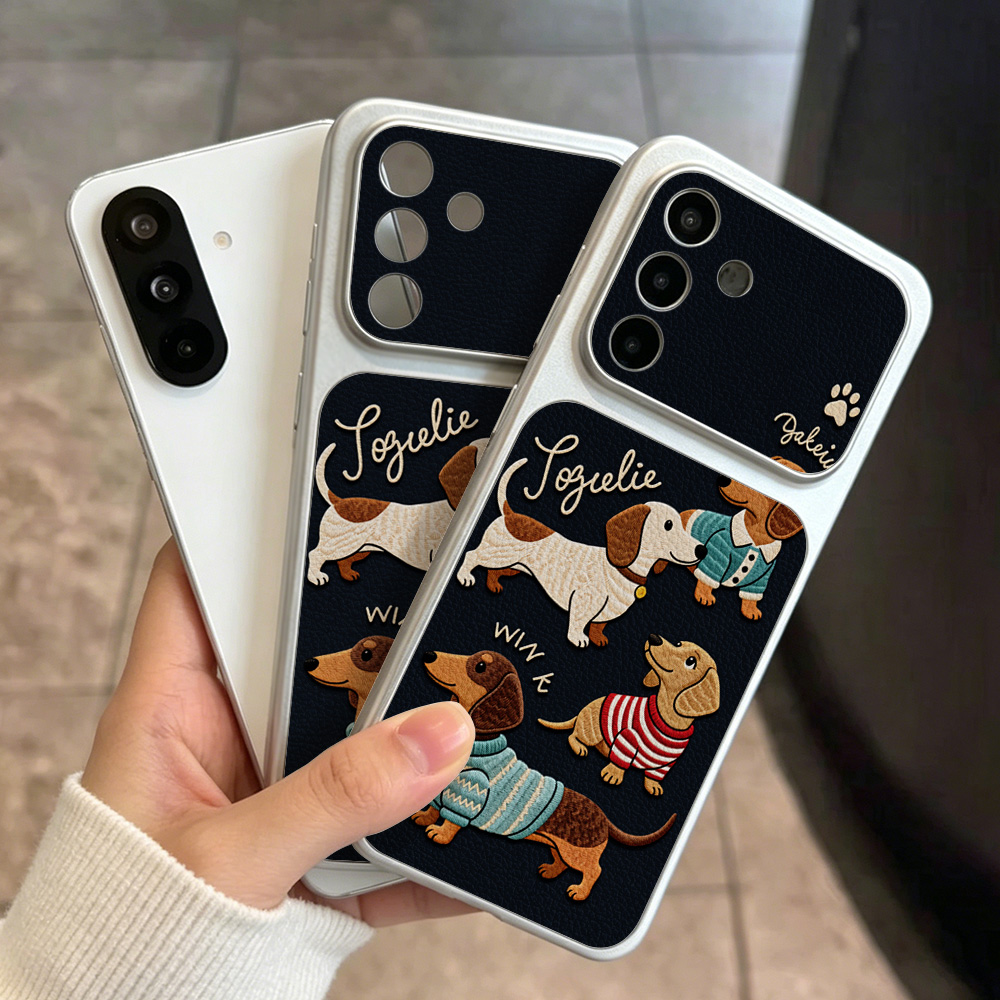 Cartoon Puppy Leather Phone Ca - đánh giá và giá Camera Leather Case
