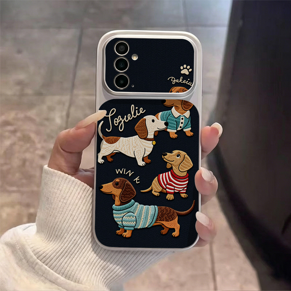 Cartoon Puppy Leather Phone Ca - đánh giá và giá Camera Leather Case