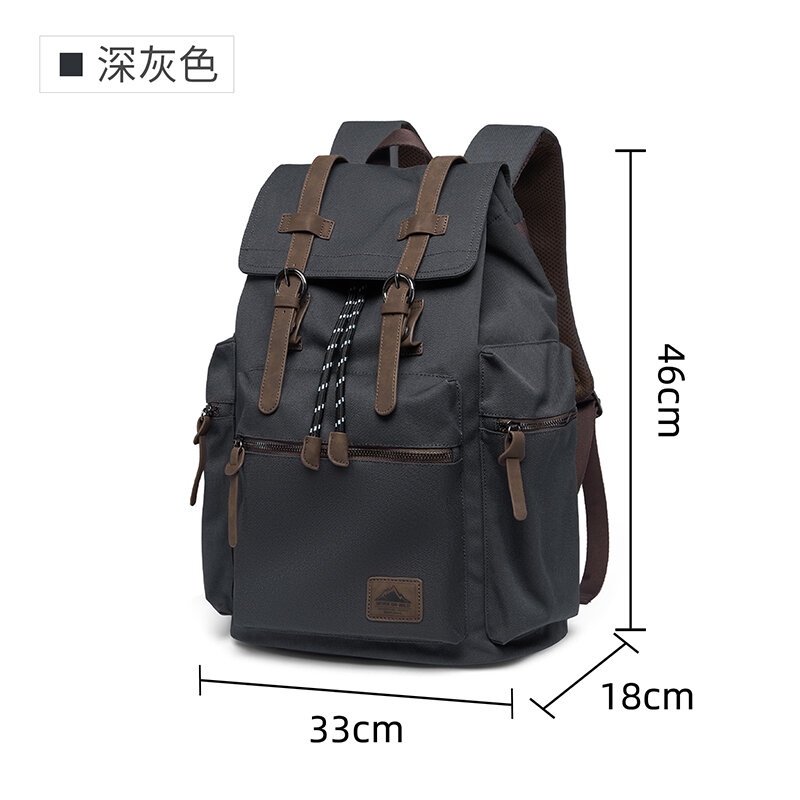 MOYYI 27L Large Flap Backpack  - đánh giá và giá Vintage Zipper