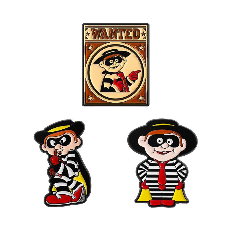 Vintage Hamburglar Enamel Pin  - đánh giá và giá Vintage Cartoon Collectible